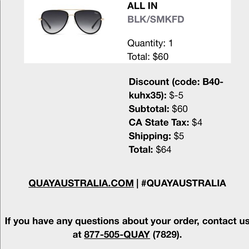 Quay Sunglasses